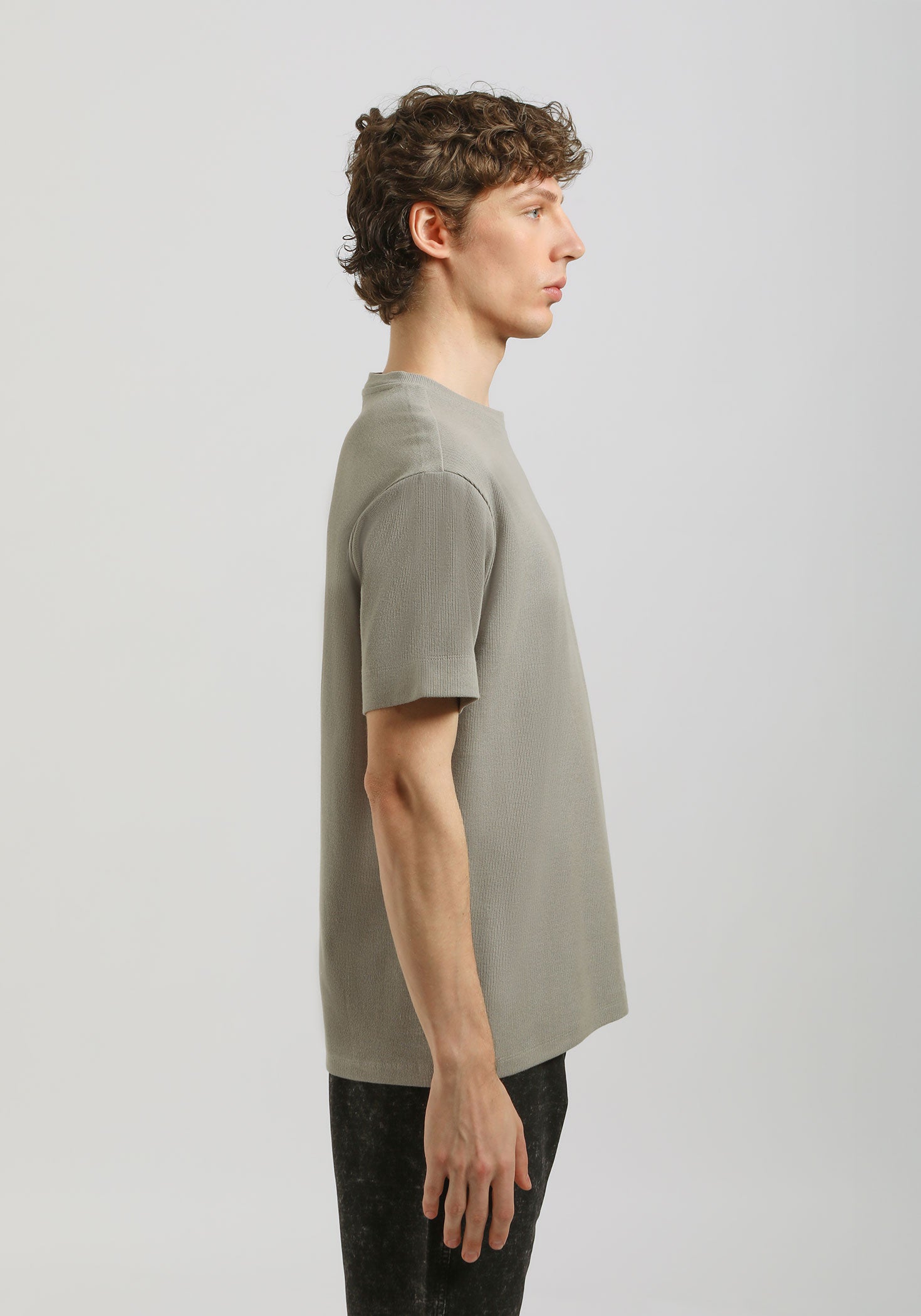 T-shirt 100% cotone|Colore:Grigio medio