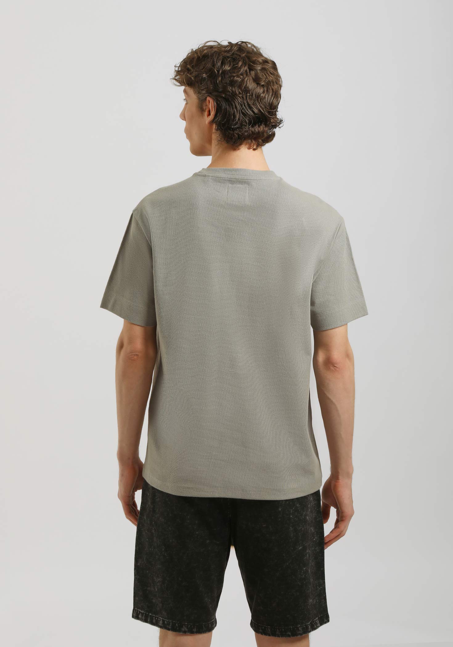 T-shirt 100% cotone|Colore:Grigio medio