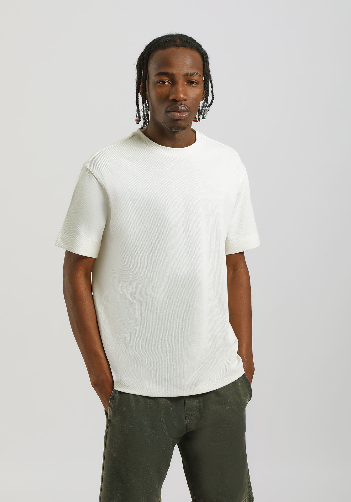 T-shirt 100% cotone|Colore:Off white