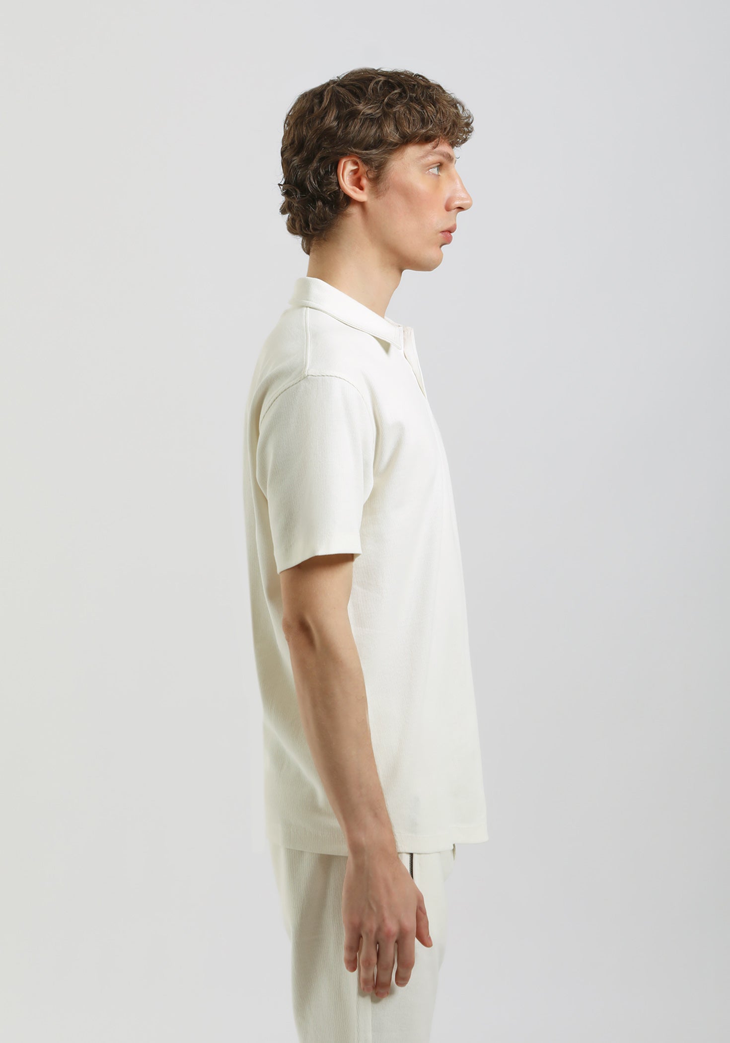 Polo 100% cotone|Colore:Off white