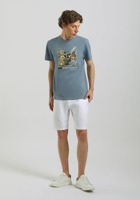 Bermuda in felpa|Colore:Bianco