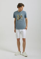 Bermuda in felpa|Colore:Bianco