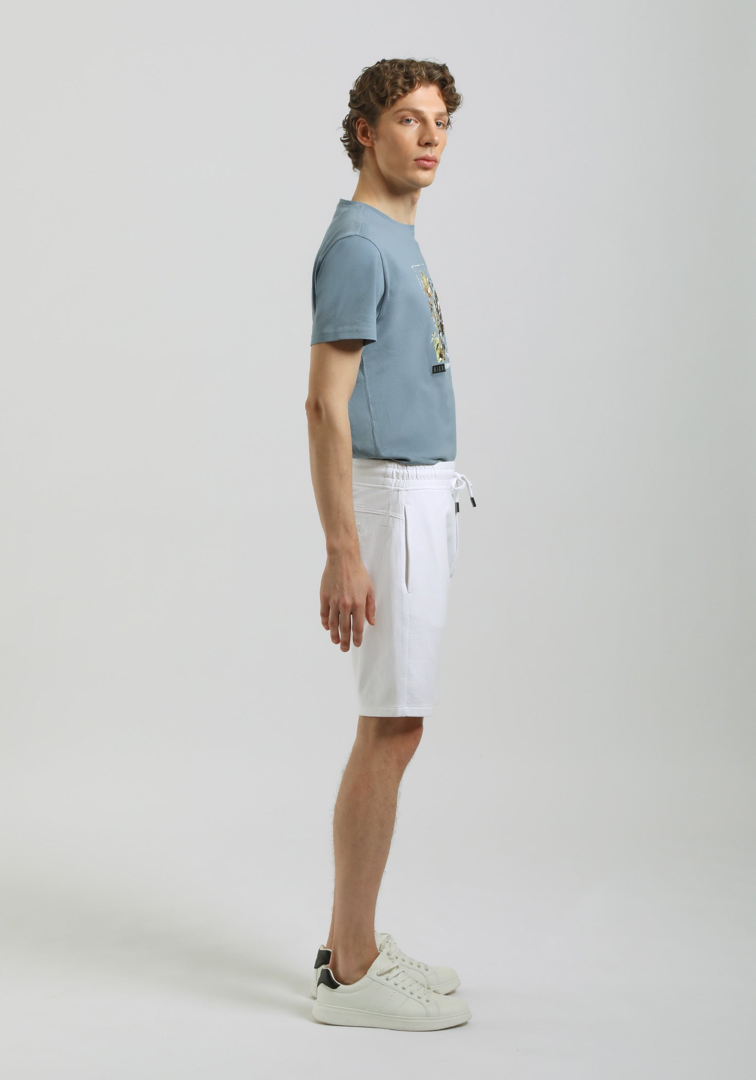 Bermuda in felpa|Colore:Bianco