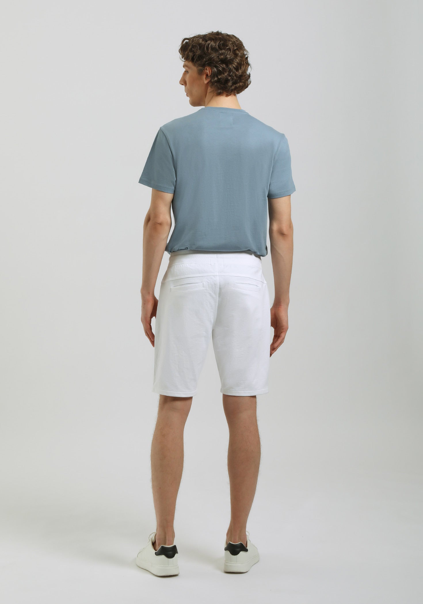 Bermuda in felpa|Colore:Bianco