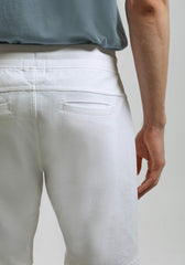 Bermuda in felpa|Colore:Bianco