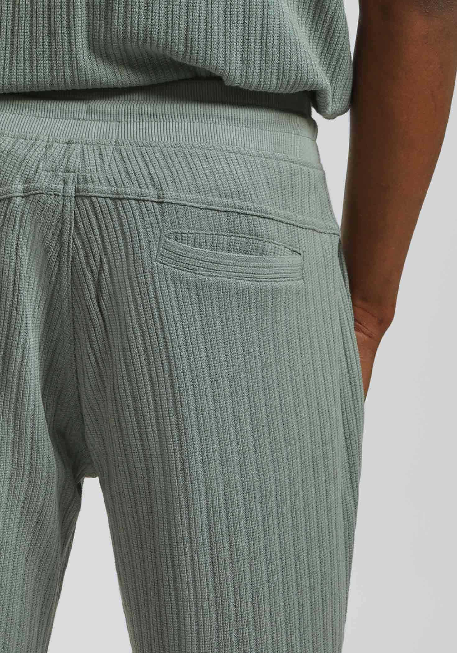 Bermuda in felpa strutturato|Colore:Verde