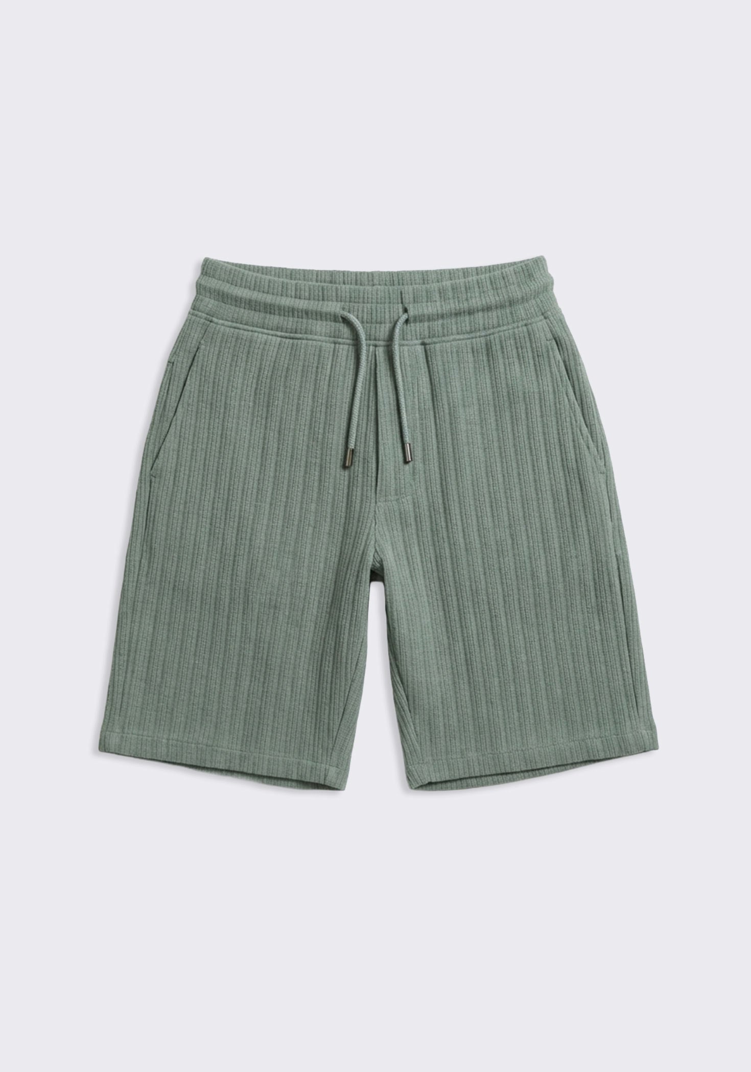 Bermuda in felpa strutturato|Colore:Verde