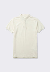 Polo coreana 100% cotone|Colore:Off white