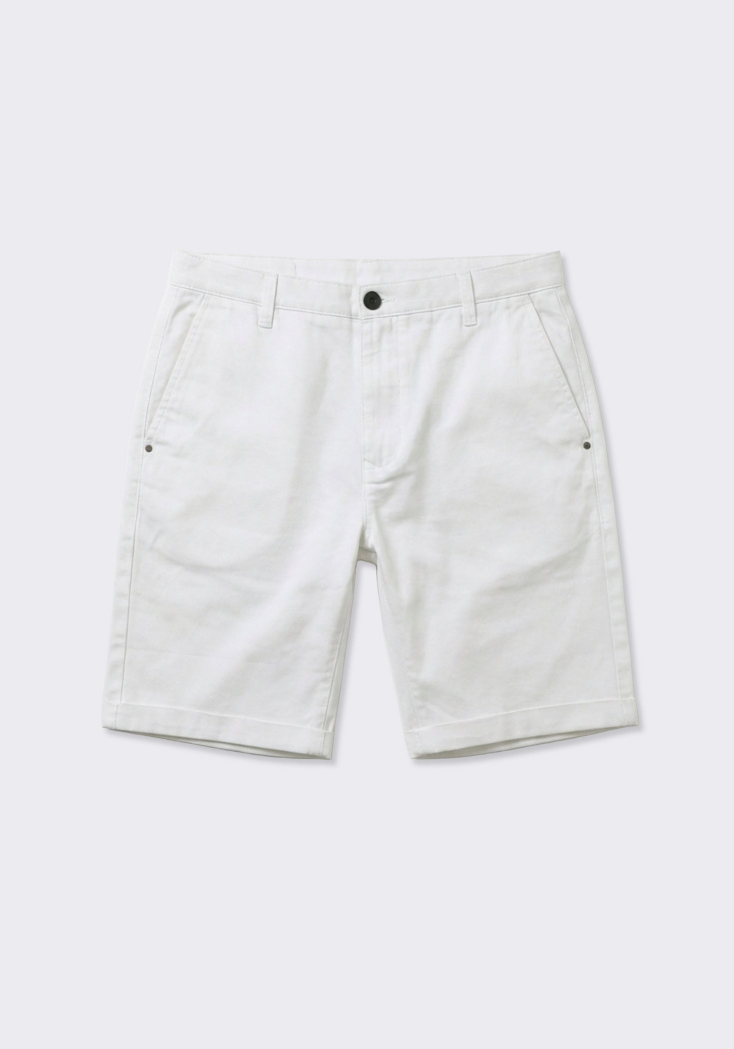 Bermuda chino in cotone|Colore:Bianco