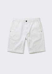 Bermuda chino in cotone|Colore:Bianco