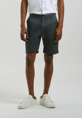 Bermuda chino in cotone|Colore:Indaco