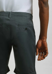 Bermuda chino in cotone|Colore:Indaco