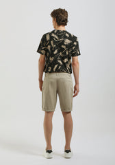 Bermuda cinque tasche in cotone|Colore:Beige