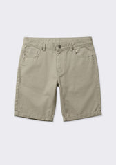 Bermuda cinque tasche in cotone|Colore:Beige