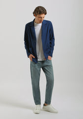 Giacca misto viscosa|Colore:Bluette