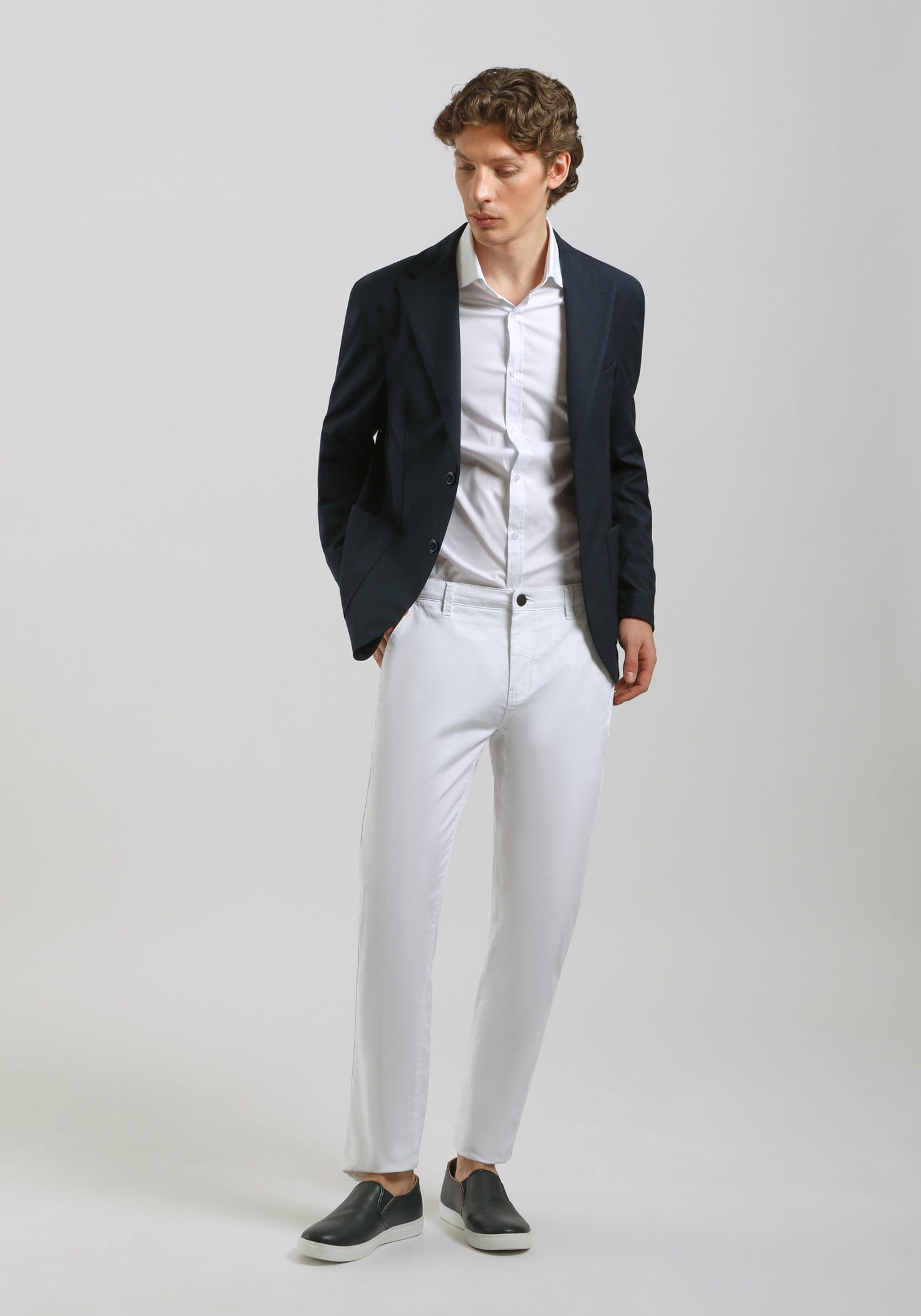 Giacca tinta unita|Colore:Blue