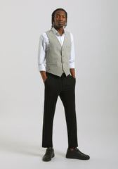 Gilet strutturato|Colore:Grigio