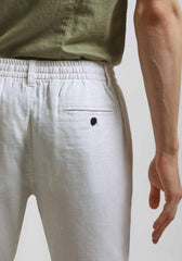 Bermuda misto lino|Colore:Bianco