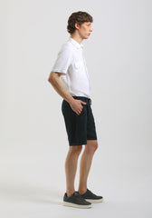 Bermuda misto lino|Colore:Denim