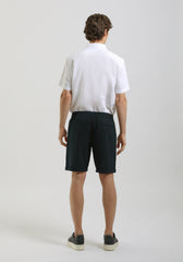 Bermuda misto lino|Colore:Denim
