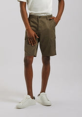 Bermuda cargo 100% cotone|Colore:Militare