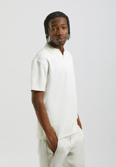 Polo strutturata|Colore:Off white