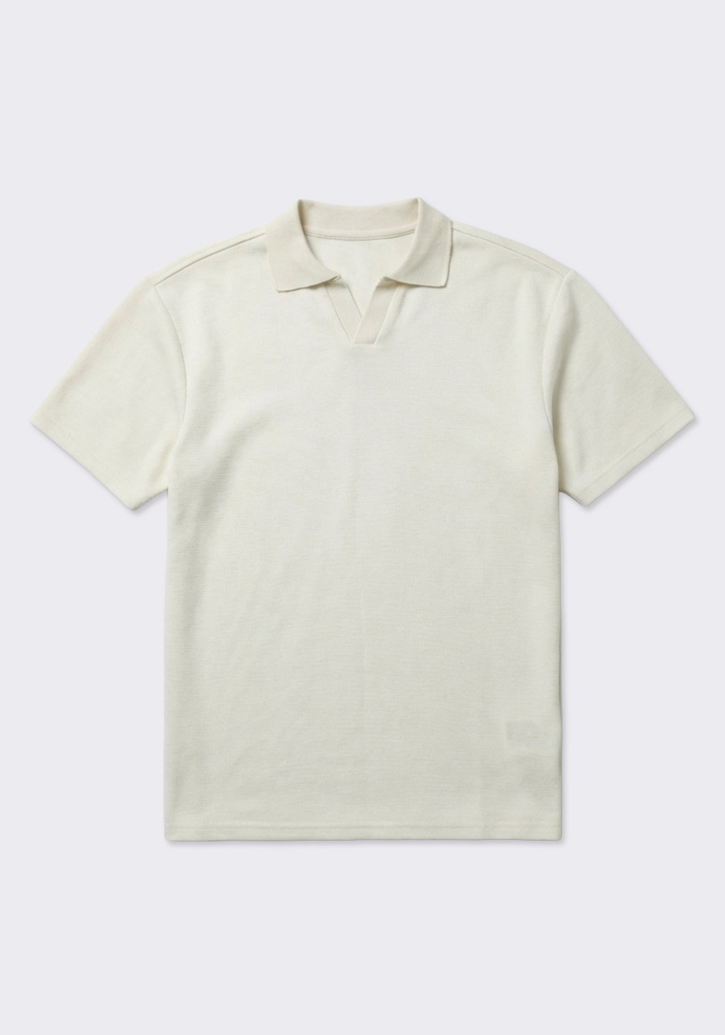 Polo strutturata|Colore:Off white