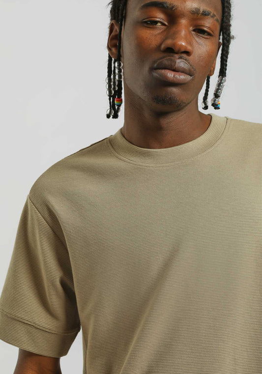 T-shirt strutturata|Colore:Corda