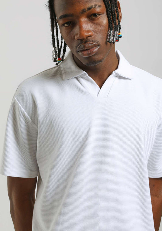 Polo strutturata|Colore:Bianco