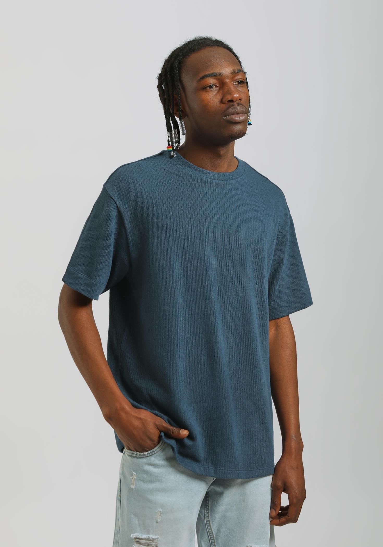 T-shirt 100% cotone|Colore:Jeans