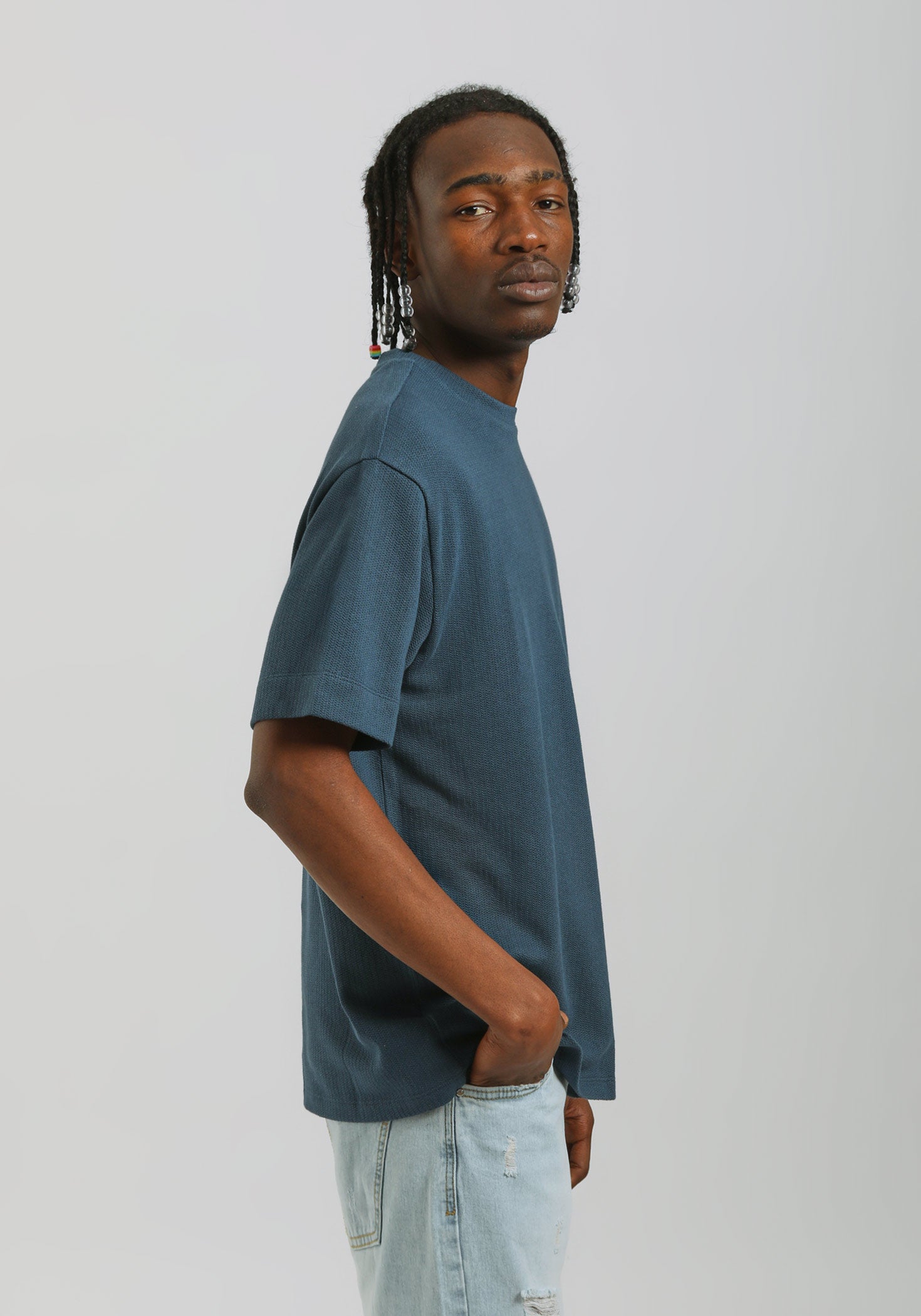 T-shirt 100% cotone|Colore:Jeans