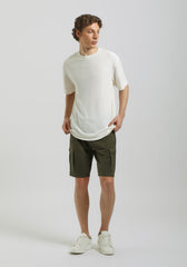 T-shirt strutturata|Colore:Off white