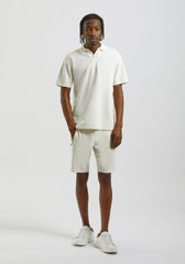 Bermuda in felpa strutturato|Colore:Off white