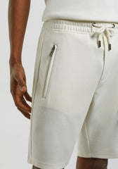 Bermuda in felpa strutturato|Colore:Off white