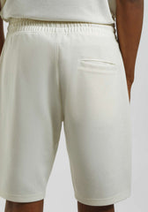 Bermuda in felpa strutturato|Colore:Off white