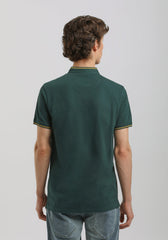 Polo coreana 100% cotone|Colore:Petrolio