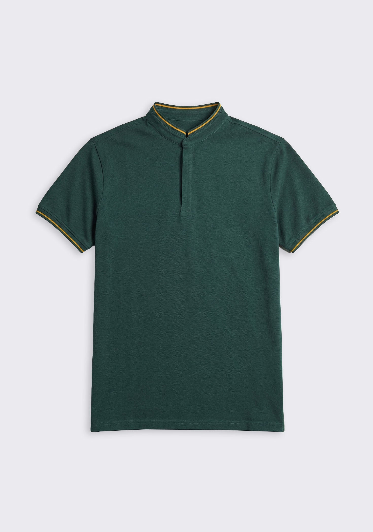 Polo coreana 100% cotone|Colore:Petrolio