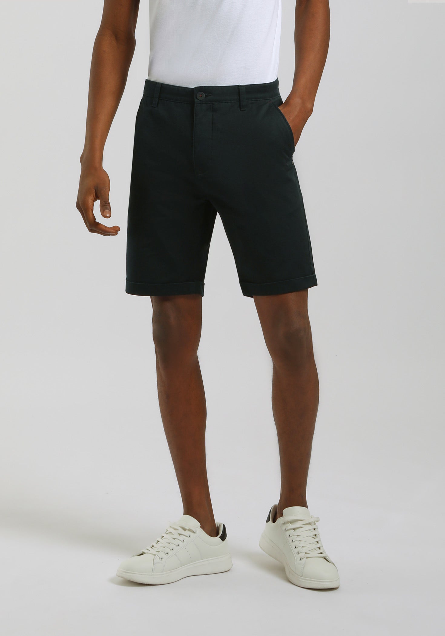 Bermuda chino in cotone|Colore:Blue