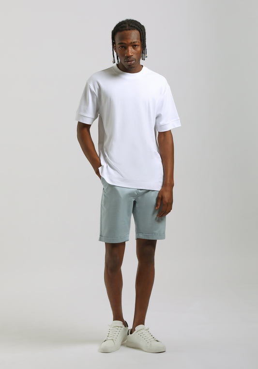 Bermuda chino in cotone|Colore:Celeste