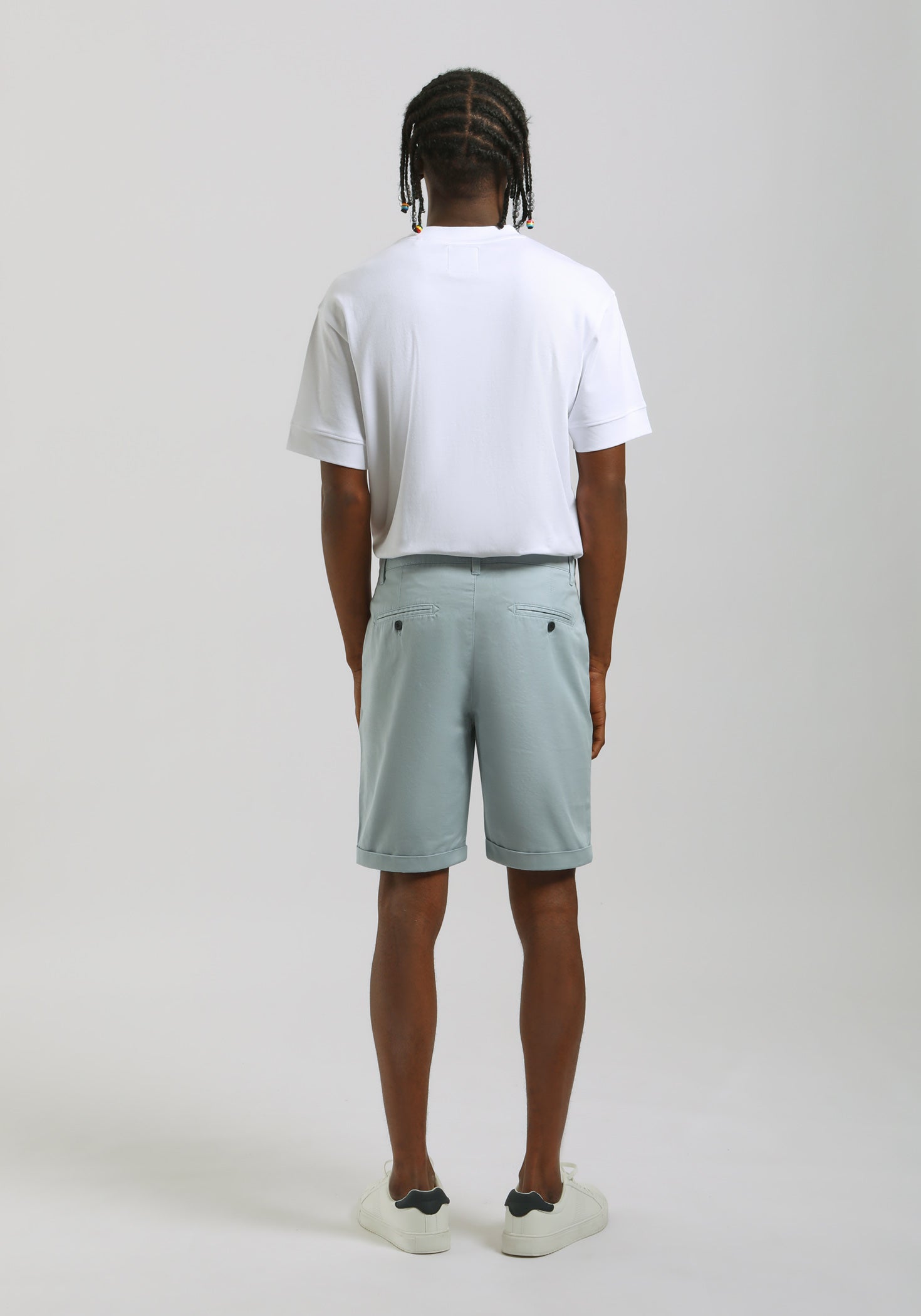 Bermuda chino in cotone|Colore:Celeste
