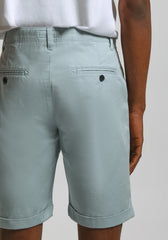 Bermuda chino in cotone|Colore:Celeste