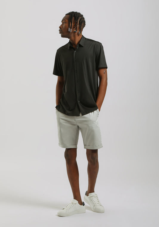 Bermuda chino in cotone|Colore:Ghiaccio