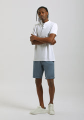 Bermuda cinque tasche in cotone|Colore:Ciano