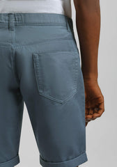 Bermuda cinque tasche in cotone|Colore:Ciano