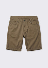 Bermuda cinque tasche in cotone|Colore:Fango