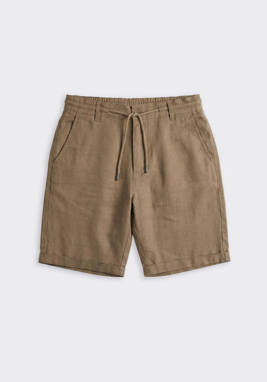 Bermuda misto lino|Colore:Fango