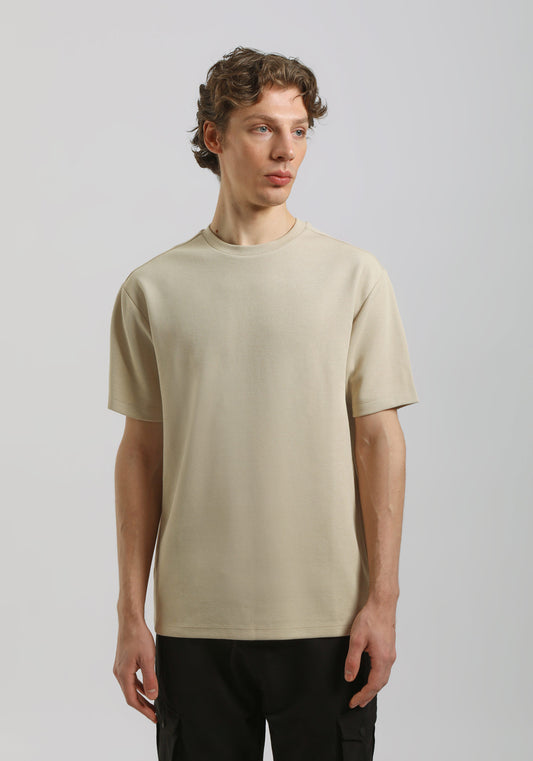 T-shirt strutturata|Colore:Sabbia