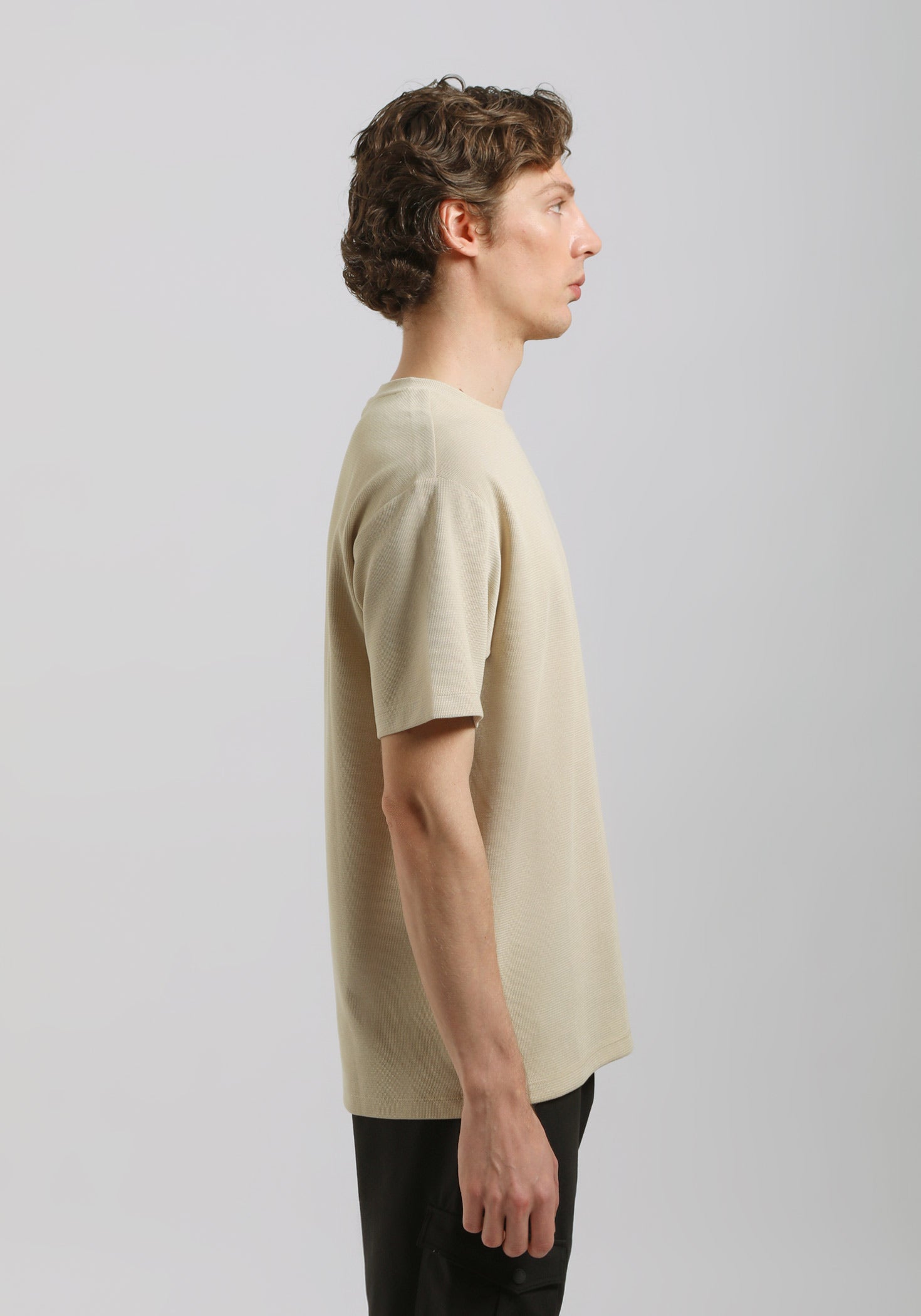 T-shirt strutturata|Colore:Sabbia