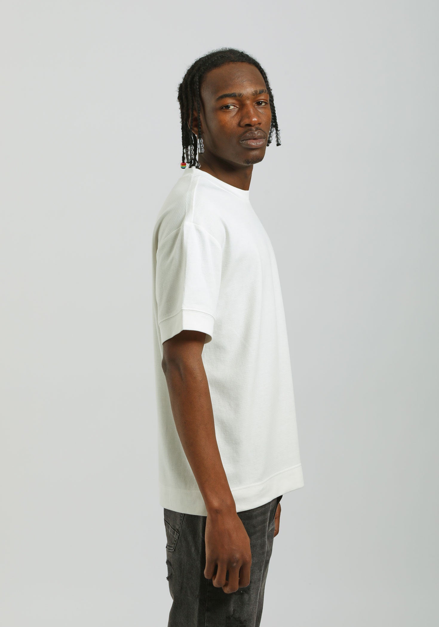 T-shirt in cotone|Colore:Off white