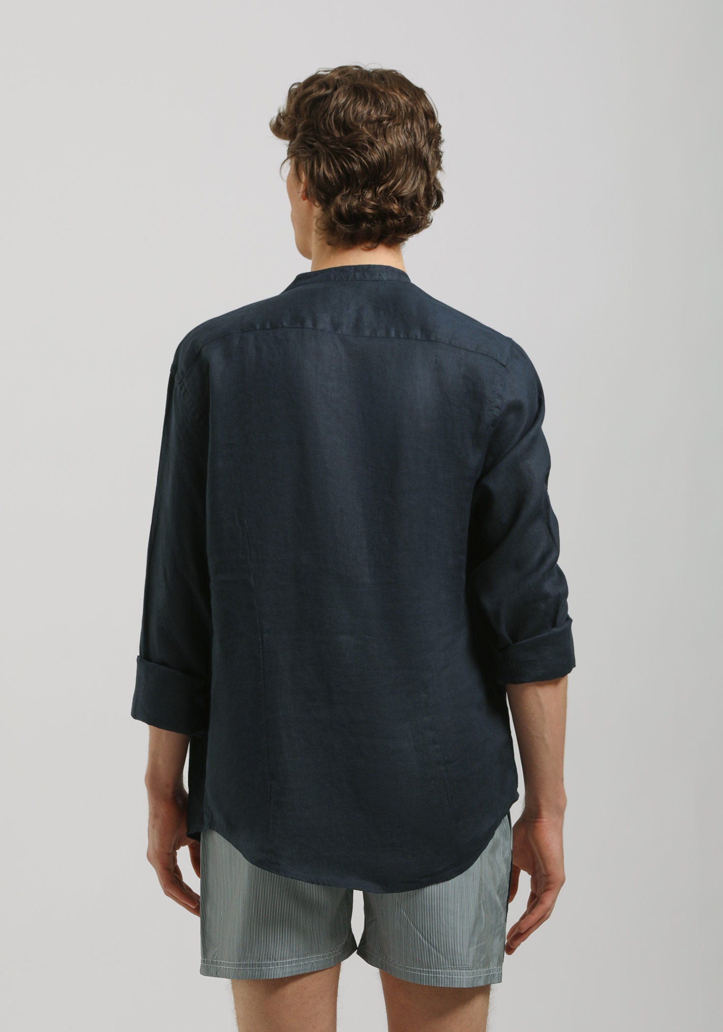 Costume a righe|Colore:Denim